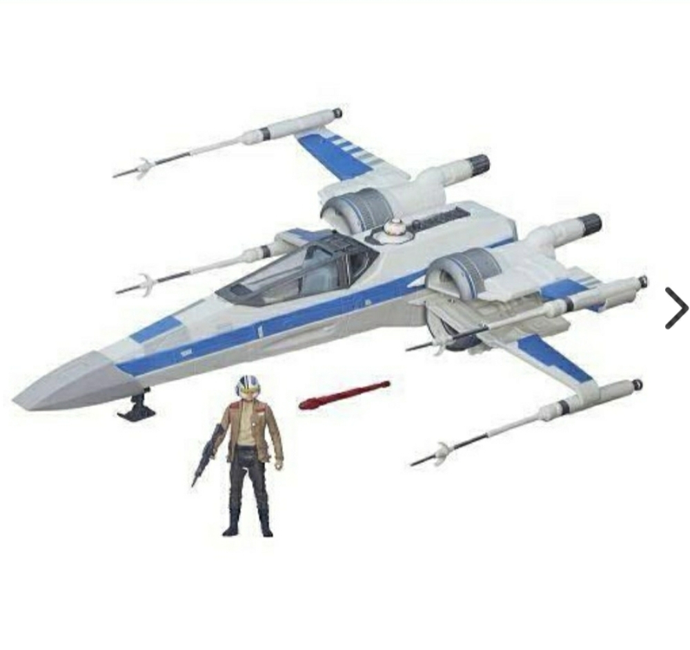 Star Wars TFA Resistance X-Wing Fighter & Poe Dameron Playset DisneyXHasbro NWT